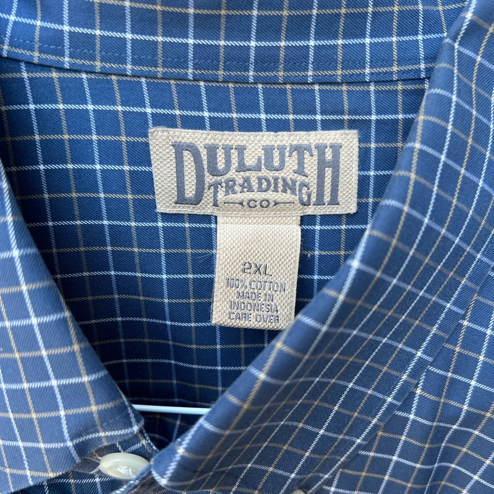 Duluth Trading XXL 100% Cotton Men’s Button Down shirt
